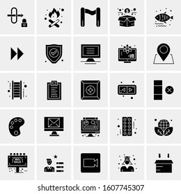 Set of 25 Universal Business Icons Vector