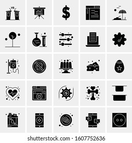 Set of 25 Universal Business Icons Vector