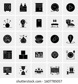 Set of 25 Universal Business Icons Vector