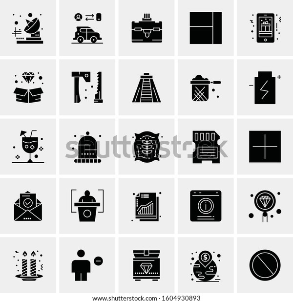 Set of 25 Universal
Business Icons Vector
