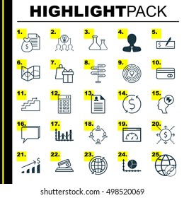 Set Of 25 Universal Editable Icons For Marketing, Airport And Human Resources Topics. Includes Icons Such As Manager, Growth, Report And More.