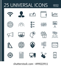Set Of 25 Universal Editable Icons For Statistics, Education And Human Resources Topics. Includes Icons Such As Call Duration, Investment, Measurement And More.