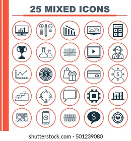 Set Of 25 Universal Editable Icons For Human Resources, Airport And SEO Topics. Includes Icons Such As Growth, Focus Group, Operator And More.