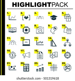 Set Of 25 Universal Editable Icons For Travel, Airport And Business Management Topics. Includes Icons Such As Tree Structure, Measurement, Coaching And More.