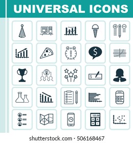 Set Of 25 Universal Editable Icons. Can Be Used For Web, Mobile And App Design. Includes Icons Such As Bank Payment, Plot Diagram, Business Deal And More.