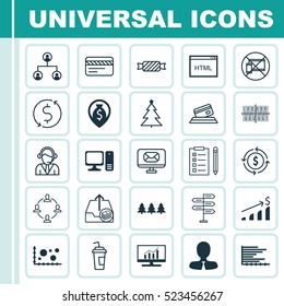 Set Of 25 Universal Editable Icons. Can Be Used For Web, Mobile And App Design. Includes Elements Such As Paid Upload, Comparison, Money Navigation And More.