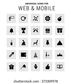 Set of 25 Universal icons
