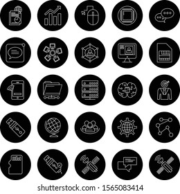 Set Of 25 Universal Icons For Mobile Application and websites
