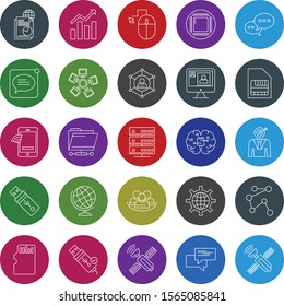 Set Of 25 Universal Icons For Mobile Application and websites
