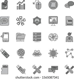Set Of 25 Universal Icons For Mobile Application and websites
