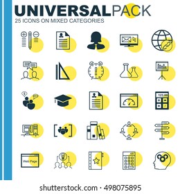 Set Of 25 Universal Icons On Discussion, Chemical, Connectivity And More Topics Set Of 25 Universal Icons On Discussion, Chemical, Connectivity And More Topics