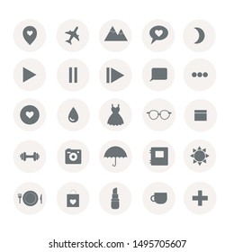 Set of 25 vector icons for your blog, business, web site, etc.