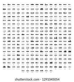 Set of 277 City Silhouette from Asia ( Phnom Penh, Beijing, China, Russia, Turkey, India, Moscow, Japan, Tokyo, Cairo, Egypt, Indonesia, Jakarta, Jerusalem, Pyongyang, North Korea, Seoul, Malaysia )