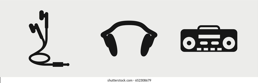 Set of 3 filled djicons