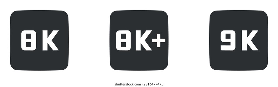 Set of 3 icons Audio and Video. Creative business solutions icon set. Outline isolated signs. for mobile and web. Big UI icon set in a flat design. UI and UX