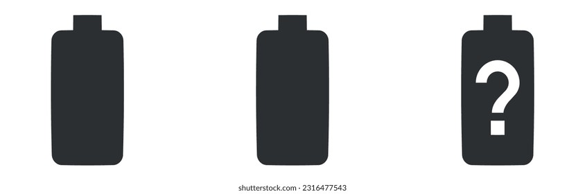 Set of 3 icons Device. A set vector icons. Simple Set. for mobile and web. Big UI icon set in a flat design. UI and UX