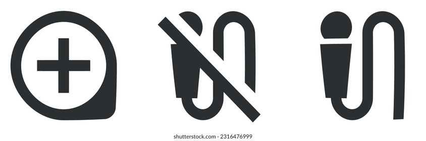 Conjunto de 3 iconos Imagen. Colección de iconos de línea. Simple Set. Conjunto de símbolos lineales. Gran conjunto de iconos de la interfaz de usuario. UI y UX