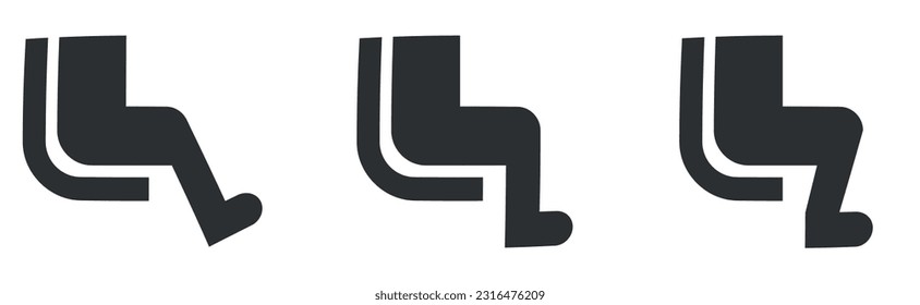 Juego de 3 iconos Notificación. Conjunto de iconos de soluciones empresariales creativas. tendencia moderna en el estilo. para móviles y web. Gran conjunto de iconos de la interfaz de usuario. UI y UX