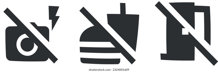 Satz von 3 Symbolen Orte. Symbol für kreative Geschäftslösungen Einfache Menge. Lineare Symbole. Das große UI-Icon wird in einem flachen Design gesetzt. UX-Benutzeroberfläche