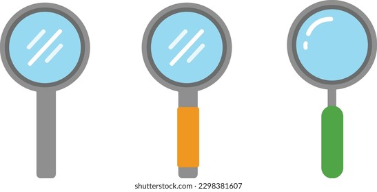Set of 3 magnifying glasses