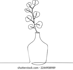 Set of 3, 3 of 3 simple vector isolated flower illustration, black and white line drawing 