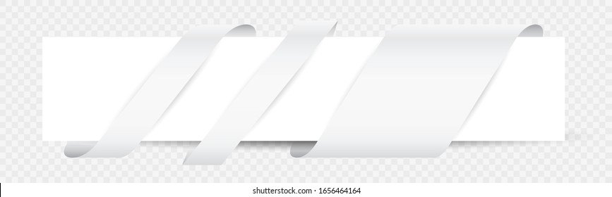 Conjunto de 3 estilos de papel de cinta rodada