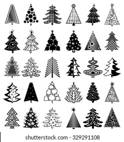 30 Weihnachtsbäume