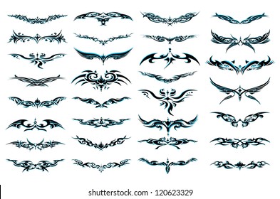 Set of 31 tribal tattoo for women (set 4)
