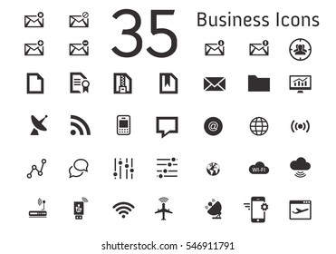 Set of 35 Icons