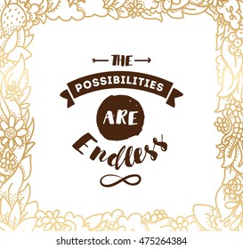Set of 36 greeting cards with Inspirational quotes, motivation. Typography for poster, invitation or t-shirt. Vector lettering, design. Text on abstract background