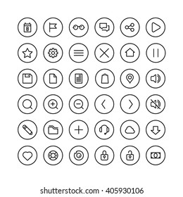 Set of 36 web icons