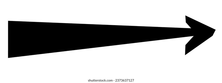 Set Of 37 vector black Long Various Arrows