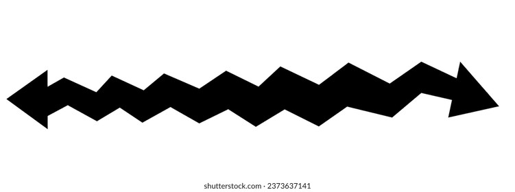 Set Of 37 vector black Long Various Arrows