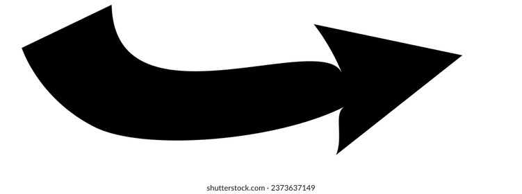 Set Of 37 vector black Long Various Arrows