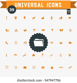 set of 39 universal icons 