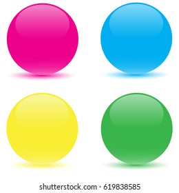 set 3d ball color