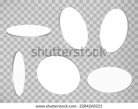Set of 3d disk on transparent background. Disk 3d icon illustration with different views and angles.  Abstract concept of graphic elements for your design