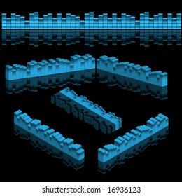 Set of 3D equalizers