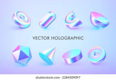 iridescent donut design trendy