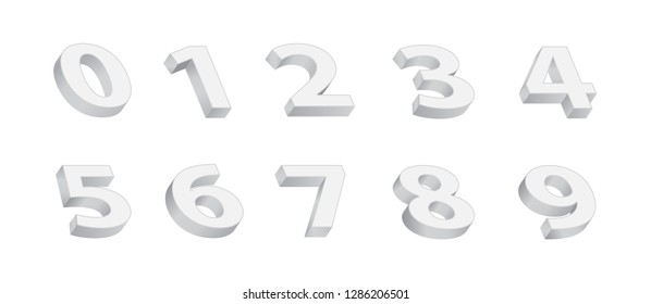Set of 3D numbers