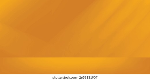 Conjunto de fondo de podio de producto 3D en amarillo en el espacio vacío del piso blanco. Pedestal del producto del showroom del estudio, escena de la maqueta del escaparate de la moda.