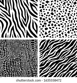 Highly Detailed Animal Skin Vector Pack Stock Vector (Royalty Free ...