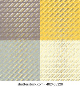Set of 4 boho ethnic seamless patterns. Print. Repeating background. Cloth design, wallpaper.