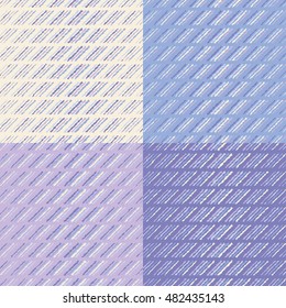 Set of 4 boho ethnic seamless patterns. Print. Repeating background. Cloth design, wallpaper.