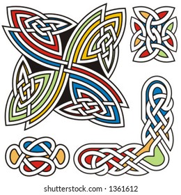 Set 4 Celtic Ornamental Designs Stock Vector (Royalty Free) 1361612 ...