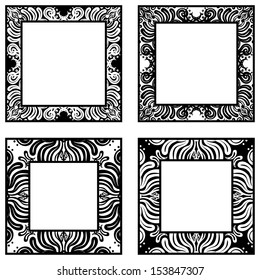 Set Of 4 Frames For Your Design