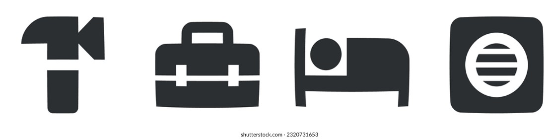 Set of 4 icons Maps. Vector illustration of thin line icons. Simple Set. for mobile and web. Big UI icon set in a flat design. UX UI