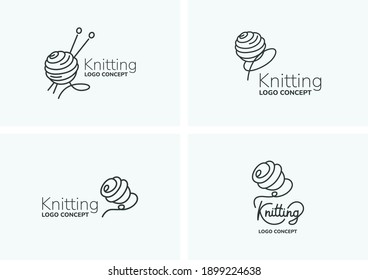 Clews Knitting Needles Crochet Hook Vector Stock Vector (Royalty Free)  2097331528