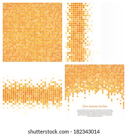 Set of 4 pixel templates for your design.