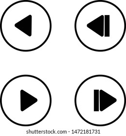Set of 4 player symbols .Set of 4 player symbols